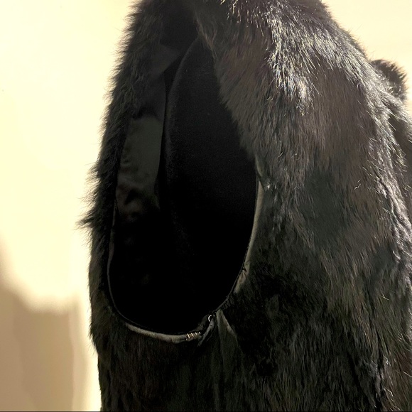 Michael Kors Real Rabbit Fur Vest - RARE Women Fitted Coat Size Medium - Picture 6 of 14